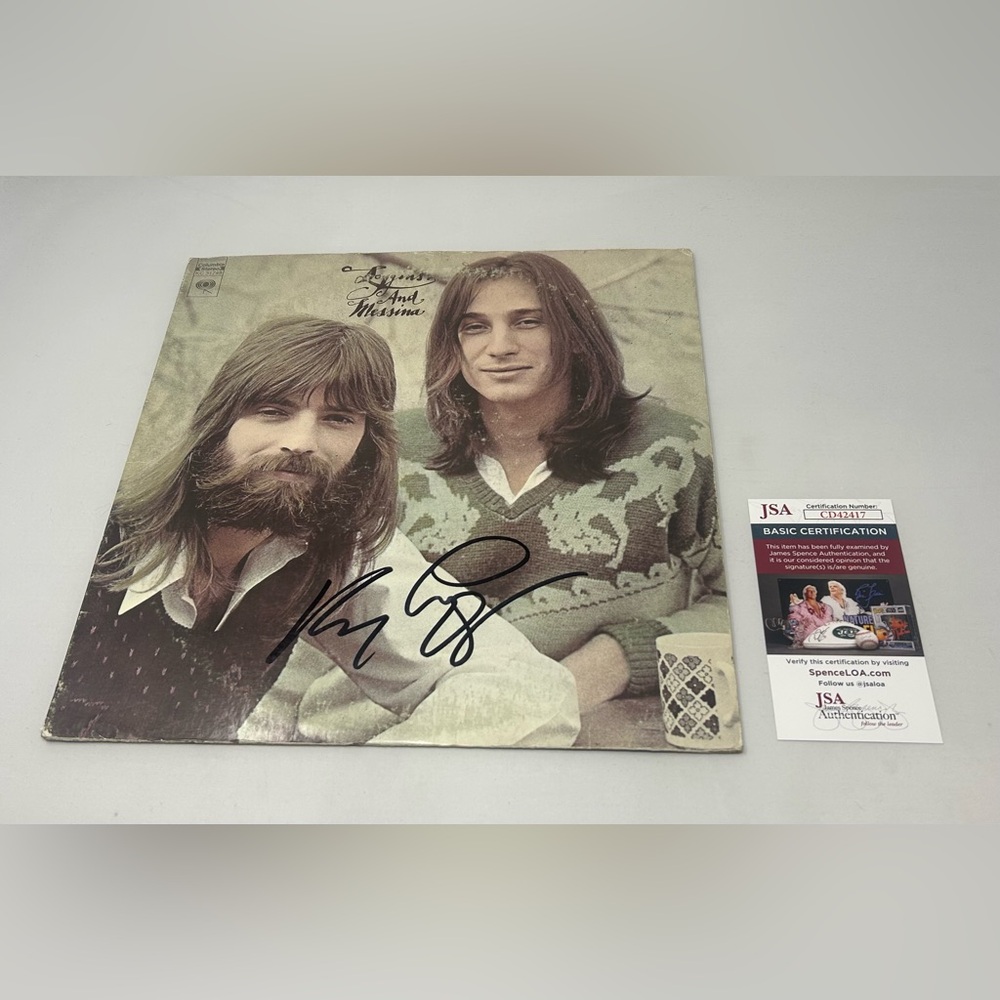 Kenny Loggins signed Loggins and Messina Album JSA COA